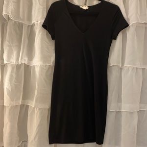 Black mini dress